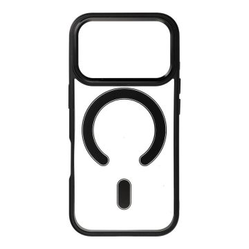   Tok iPhone 17 PRO Color Edge Mag Coverhez, amely kompatibilis a MagSafe fekete színnel