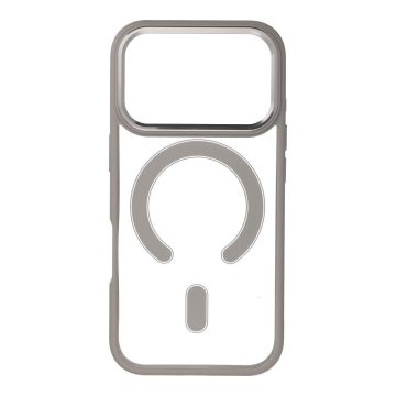   Tok iPhone 17 PRO Color Edge Mag Coverhez, amely kompatibilis a MagSafe titánszürke színnel