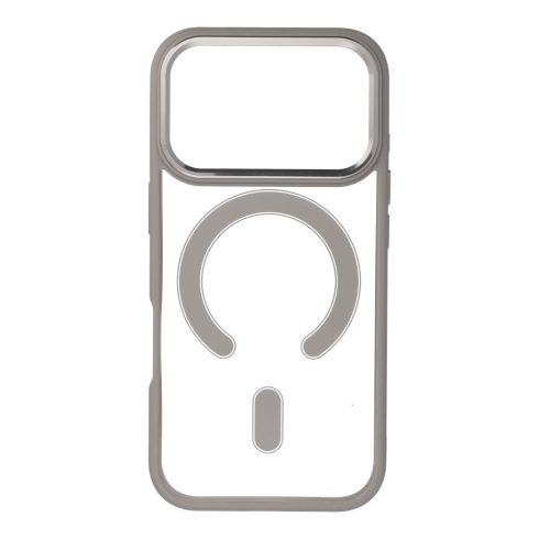 Tok iPhone 17 PRO Color Edge Mag Coverhez, amely kompatibilis a MagSafe titánszürke színnel
