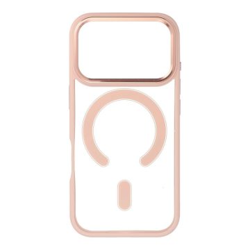   Tok iPhone 17 PRO Color Edge Mag Coverhez, amely kompatibilis a MagSafe rózsaszínnel