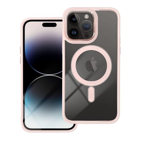 Tok iPhone 17 PRO Color Edge Mag Coverhez, amely kompatibilis a MagSafe rózsaszínnel