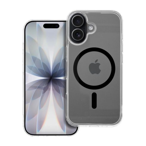 Case for iPhone 17 Drop Glue Colorful Ring Mag Cover compatible with MagSafe black