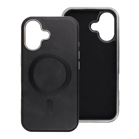 Tok iPhone 17 PRO MAX Gentleman Mag Coverhez, amely kompatibilis a MagSafe fekete színnel