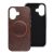 Tok iPhone 17 Gentleman Mag Coverhez, amely kompatibilis a MagSafe barna színnel