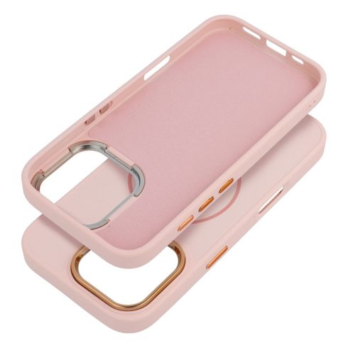 FRAME MAG COVER Case compatible with MagSafe for IPHONE 17 PRO powder pink