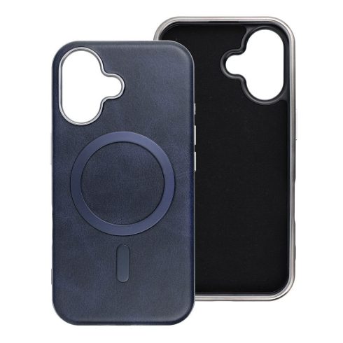 Tok iPhone 17 PRO MAX Gentleman Mag Coverhez, amely kompatibilis a MagSafe sötétkék színnel