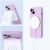 SILICONE MAG COVER case compatible with MagSafe for IPHONE 17 Pro pink