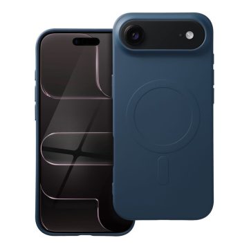   Case for IPHONE 17 Air SILICONE MAG COVER (big hole) compatible with MagSafe blue