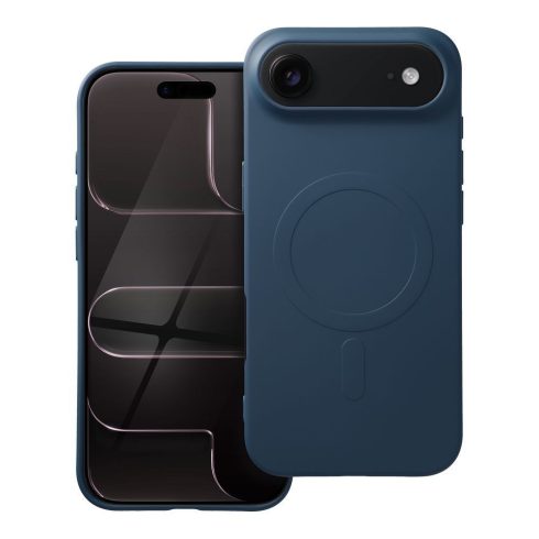 Case for IPHONE 17 Air SILICONE MAG COVER (big hole) compatible with MagSafe blue
