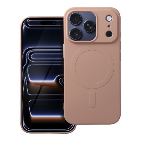 Case for IPHONE 17 Pro SILICONE MAG COVER (big hole) compatible with MagSafe pink