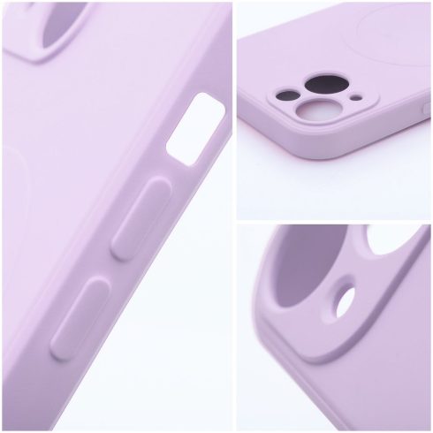 Case for IPHONE 17 Pro Max SILICONE MAG COVER (big hole) compatible with MagSafe pink
