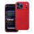 Case for IPHONE 17 Pro Max SILICONE MAG COVER (big hole) compatible with MagSafe red