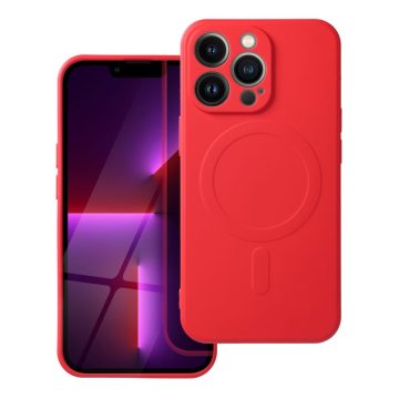   SILICONE MAG COVER case compatible with MagSafe for IPHONE 17 Air red