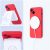 SILICONE MAG COVER case compatible with MagSafe for IPHONE 17 Air red