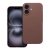 SILICONE MAG COVER case compatible with MagSafe for IPHONE 17 Air brown