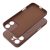SILICONE MAG COVER case compatible with MagSafe for IPHONE 17 Pro Max brown
