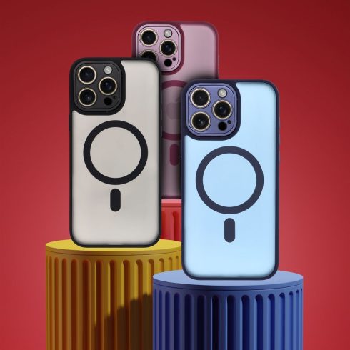 Tok iPhone 17 PRO Variete Mag Coverhez, amely kompatibilis a MagSafe fekete színnel