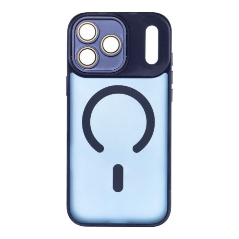 Tok iPhone 17 PRO MAX Variete Mag Coverhez, amely kompatibilis a MagSafe sötétkék színnel