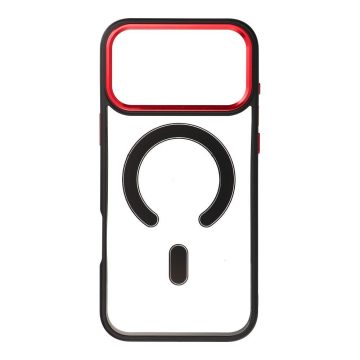   Tok iPhone 17 PRO MAX Color Edge Mag Coverhez, amely kompatibilis a MagSafe fekete-piros technológiával