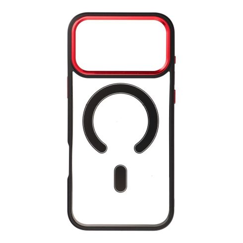 Tok iPhone 17 PRO MAX Color Edge Mag Coverhez, amely kompatibilis a MagSafe fekete-piros technológiával