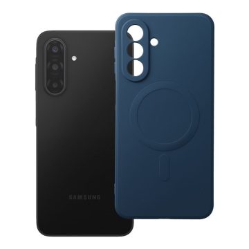   SILICONE MAG COVER case compatible with MagSafe for SAMSUNG A17 blue