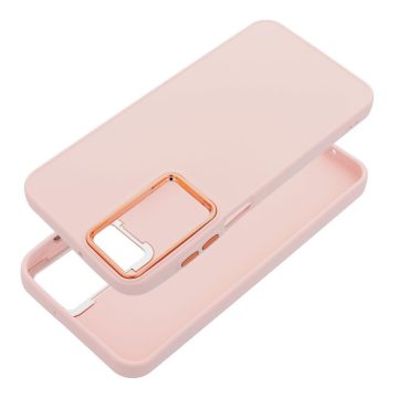 Case for Samsung A17 Frame powder pink