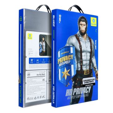   5D Mr. Monkey Glass – Apple iPhone 17 Air fekete (erős adatvédelem)