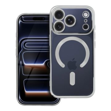   Case for iPhone 17 PRO Electro Mag Cover compatible with MagSafe silver