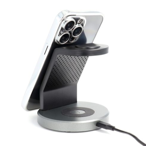 Case for iPhone 17 PRO Electro Mag Cover compatible with MagSafe silver