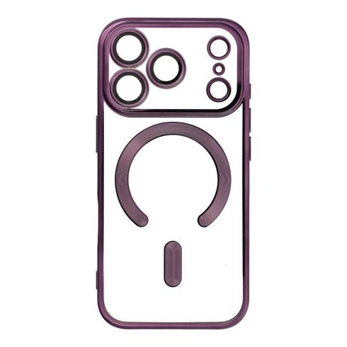 Case for iPhone 17 PRO Electro Mag Cover compatible with MagSafe purple