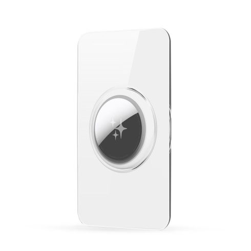 DUX DUCIS kártya alakú védőtok AirTag-hez 2 db átlátszó + fekete
