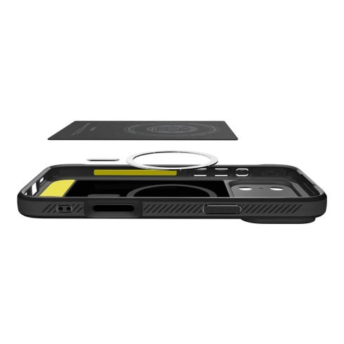 SPIGEN tok RUGGED ARMOR MAG kompatibilis a MagSafe-el IPHONE 17 Pro Max matt fekete