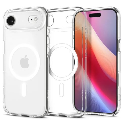 SPIGEN tok ULTRA HYBRID MAG kompatibilis a MagSafe IPHONE 17 Air készülékkel, tiszta fehér