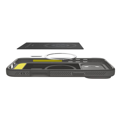 SPIGEN tok RUGGED ARMOR MAG kompatibilis a MagSafe-el IPHONE 17 Pro szürke