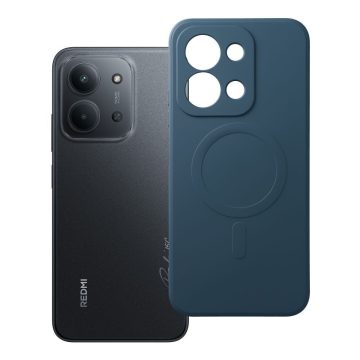   SILICONE MAG COVER tok kompatibilis a MagSafe XIAOMI Redmi 15C-hez (173,16 x 81,07 x 8,2) kék