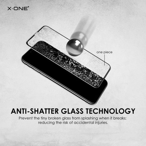 X-ONE Full Cover Extra Strong Matte - iPhone 17 Air tempered glass 9H készülékhez