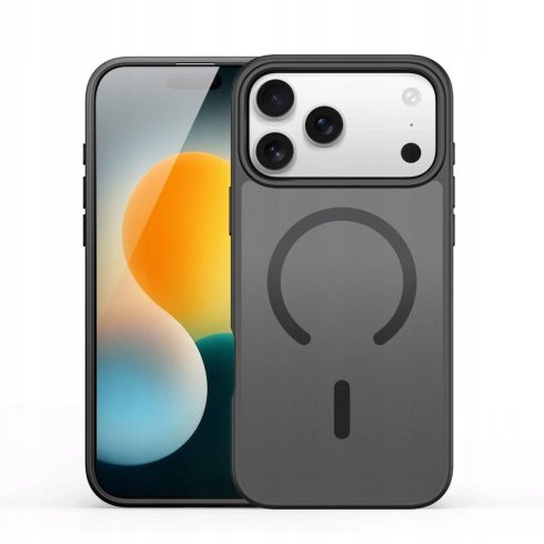 DUX DUCIS tok YIND (nyitott gyűrű) IPHONE 17 PRO-hoz fekete