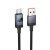 USB A - USB C Hoco 5A kábel 1 m X118 fekete kijelzővel