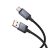 USB A - USB C Hoco 5A kábel 1 m X118 fekete kijelzővel