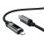 Adatkábel digitális kijelzővel USB C - Lightning Hoco PD 27W 1,2 m U148 fekete