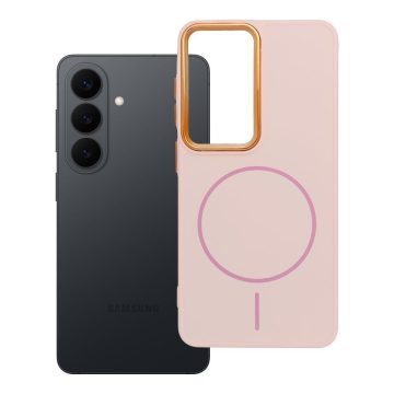   FRAME MAG COVER Case compatible with MagSafe for SAMSUNG S26 powder pink