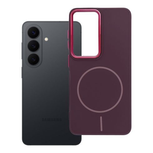 FRAME MAG COVER Case compatible with MagSafe for SAMSUNG S26 purple