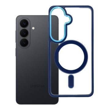   Samsung S26 Color Edge Mag Cover tok, amely kompatibilis a MagSafe kék színnel