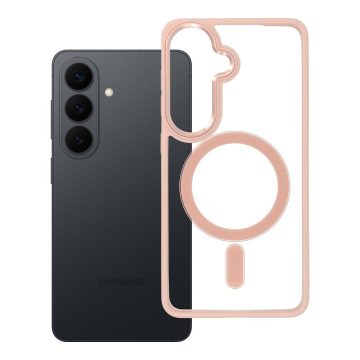   Samsung S26 Color Edge Mag Cover tok, amely kompatibilis a MagSafe rózsaszínnel