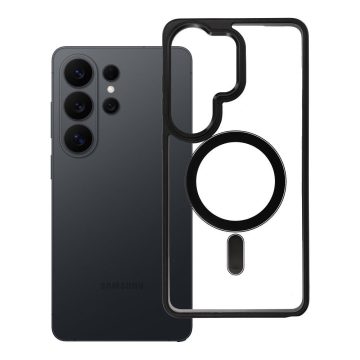   Samsung S26 ULTRA Color Edge Mag Cover tok, amely kompatibilis a MagSafe fekete színnel