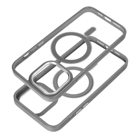 Samsung S26 ULTRA Color Edge Mag Cover tok, amely kompatibilis a MagSafe titánszürke színnel