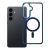 Samsung S26 PLUS Color Edge Mag Cover tok, amely kompatibilis a MagSafe kék színnel