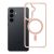 Samsung S26 PLUS Color Edge Mag Cover tok, amely kompatibilis a MagSafe rózsaszínnel
