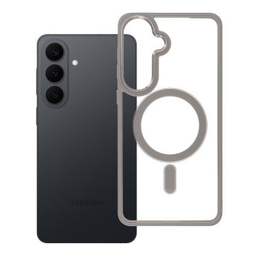   Samsung S26 PLUS Color Edge Mag Cover tok, amely kompatibilis a MagSafe titánszürke színnel