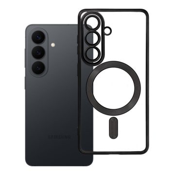   Samsung S26 Electro Mag Cover tok, amely kompatibilis a MagSafe fekete színnel